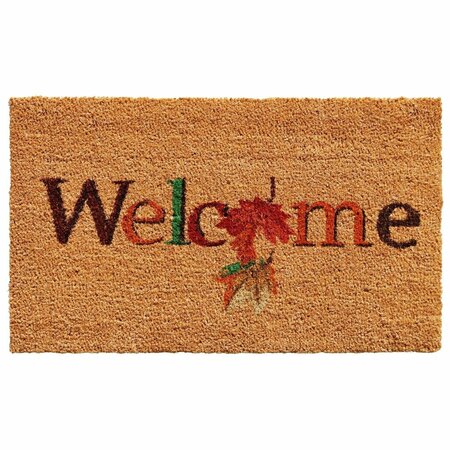 CONFIGURACION 17 x 29 in. Fall Beauty Rectangular Doormat Multi Color CO3367124